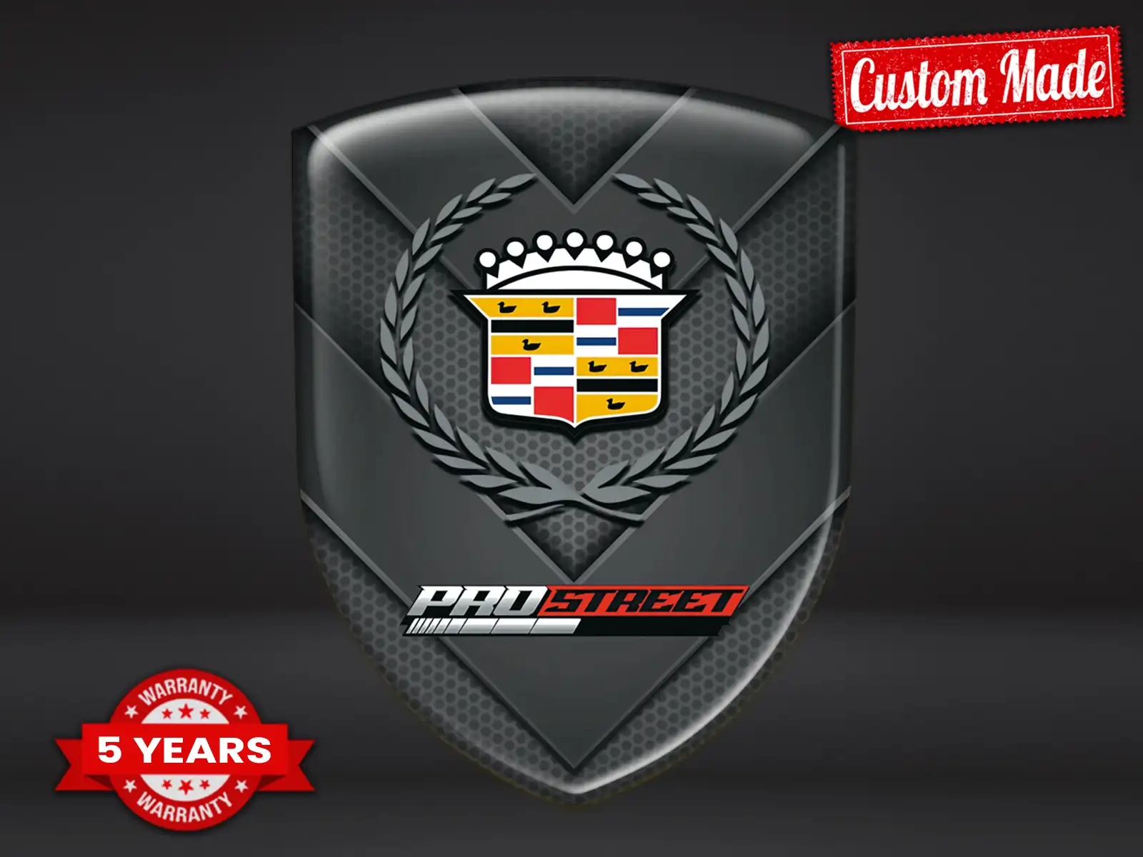 Cadillac Emblemaufkleber Pro Max Langlebig Stilvoll Design